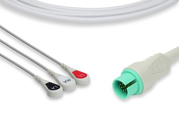 Cable ECG de Conexión Directa Compatible con Spacelabs