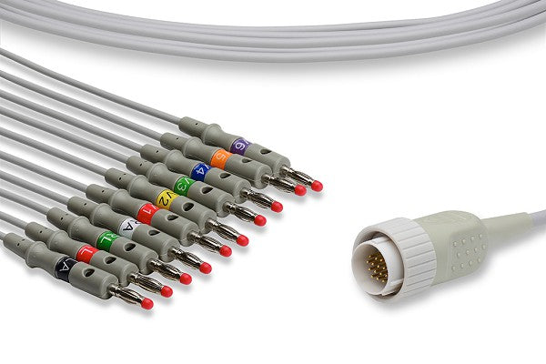 Cable EKG de Conexión Directa Compatible con Kenz