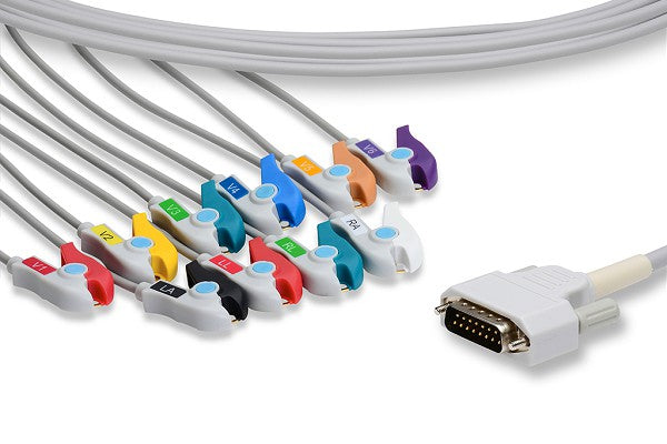 Cable EKG de Conexión Directa Compatible con Nihon Kohden