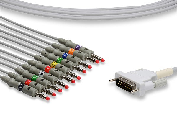 Cable EKG de Conexión Directa Compatible con Schiller