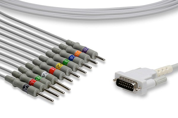 Cable EKG de Conexión Directa Compatible con Schiller