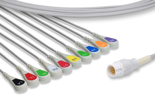 Cable EKG de Conexión Directa Compatible con Philips