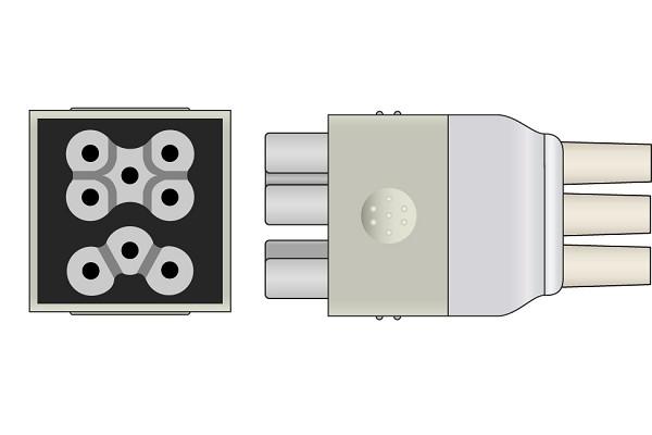 Cable de Telemetría ECG Compatible con GE Healthcare > Marquette