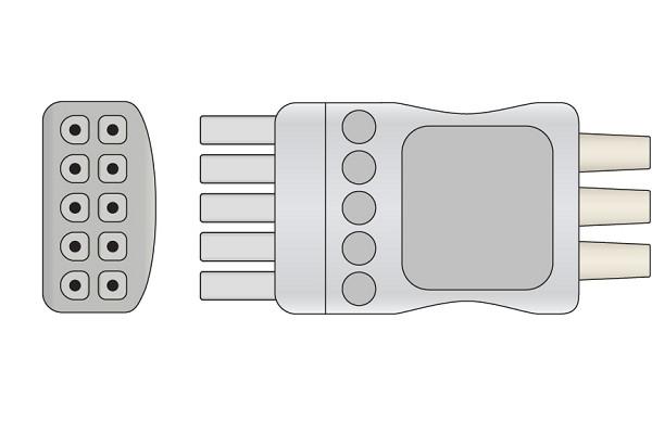 Cable Conductor ECG Compatible con Mindray > Datascope- 0012-00-1503-06
