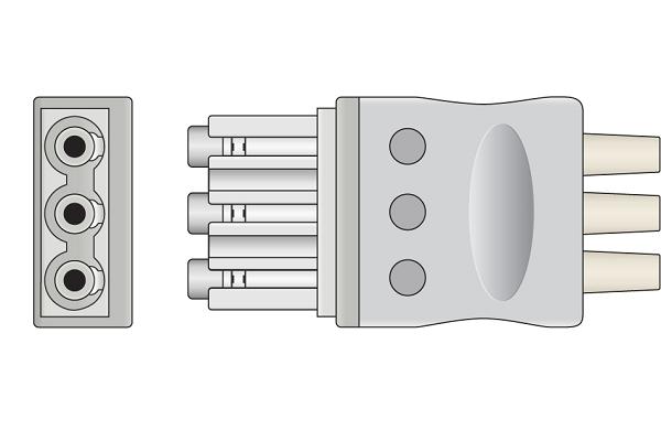 Cable Conductor ECG Compatible con Philips
