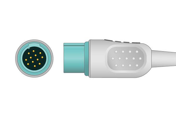 Cable ECG de Conexión Directa Compatible con Schiller