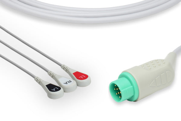 Cable ECG de Conexión Directa Compatible con Schiller