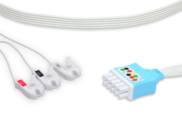 Cable Conductor de ECG Desechable Compatible con GE Healthcare > Marquette