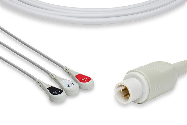 Cable ECG de Conexión Directa Compatible con Mortara > Burdick