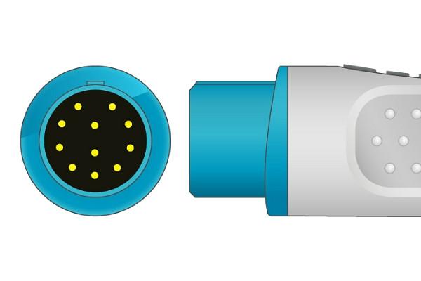 Cable ECG de Conexión Directa Compatible con Nihon Kohden