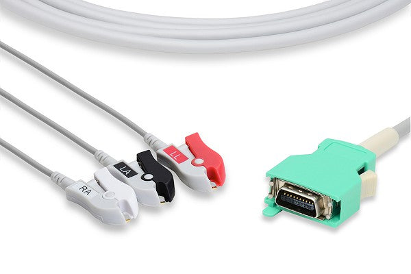 Cable ECG de Conexión Directa Compatible con Nihon Kohden