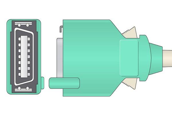 Cable ECG de Conexión Directa Compatible con Nihon Kohden