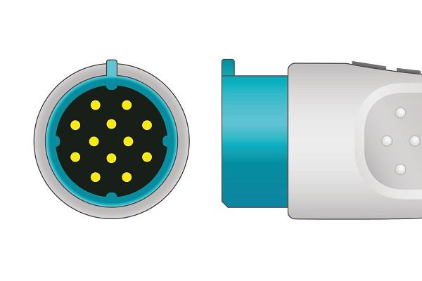 Cable ECG de Conexión Directa Compatible con Stryker > Medtronic > Physio Control