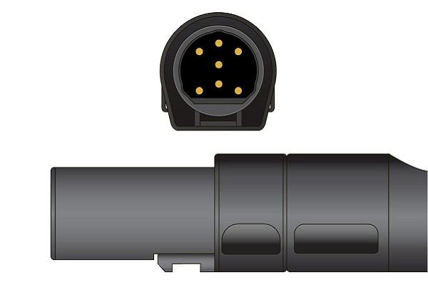 Cable ECG de Conexión Directa Compatible con CAS Med- 01-02-0350