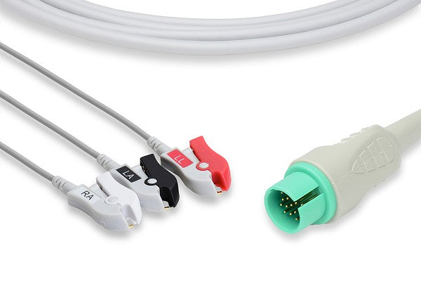 Cable ECG de Conexión Directa Compatible con Spacelabs