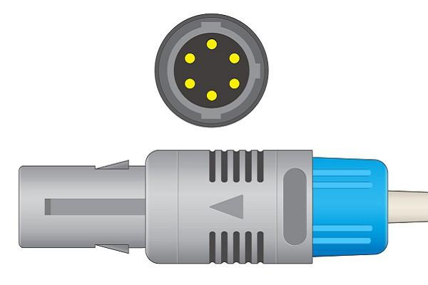 Cable ECG de Conexión Directa Compatible con Petas