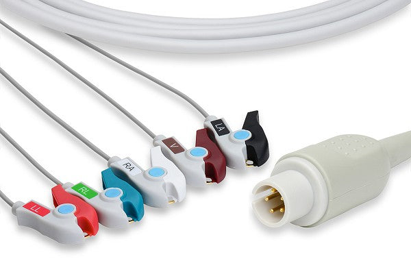 Cable ECG de Conexión Directa Compatible con Mortara > Burdick