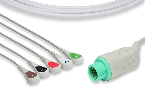 Cable ECG de Conexión Directa Compatible con Sinohero