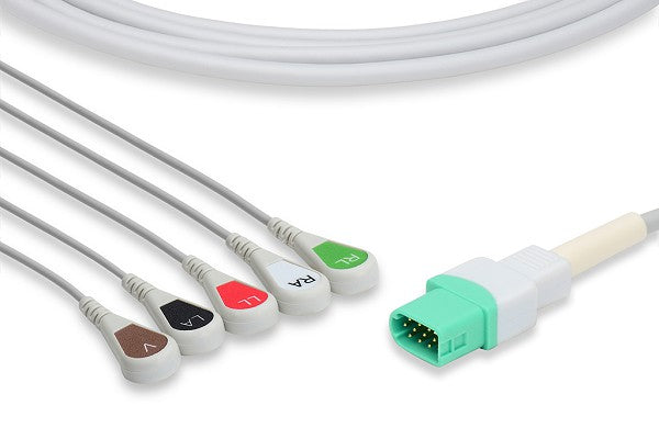 Cable ECG de Conexión Directa Compatible con Mindray > Datascope