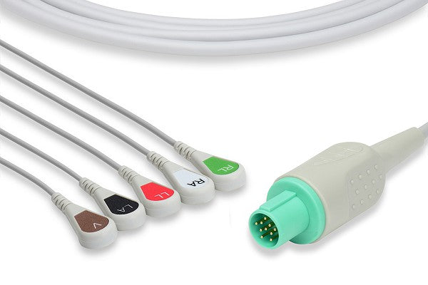 Cable de ECG de Conexión Directa Compatible con Hellige