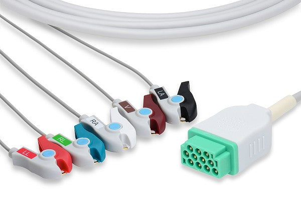 Cable ECG de Conexión Directa Compatible con GE Healthcare > Marquette