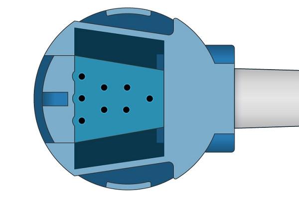 Cable Adaptador SpO2 Compatible con Datex Ohmeda- OXY-OL1