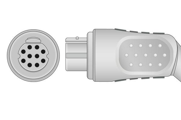 Cable Adaptador SpO2 Compatible con Datex Ohmeda- OXY-SL3