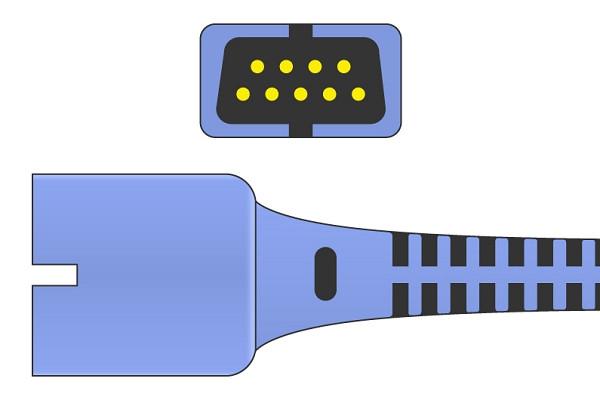 Cable Adaptador SpO2 Compatible con Covidien > Nellcor