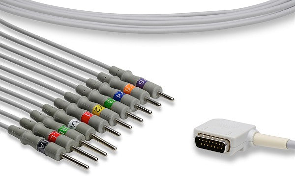 Cable EKG de Conexión Directa Compatible con Kenz