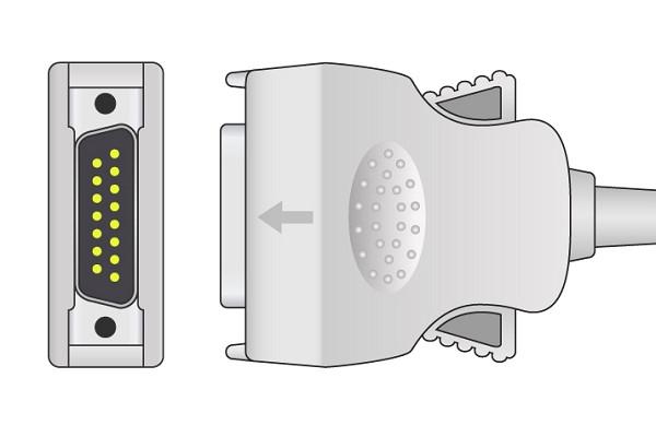 Cable EKG de Conexión Directa Compatible con Mortara > Burdick