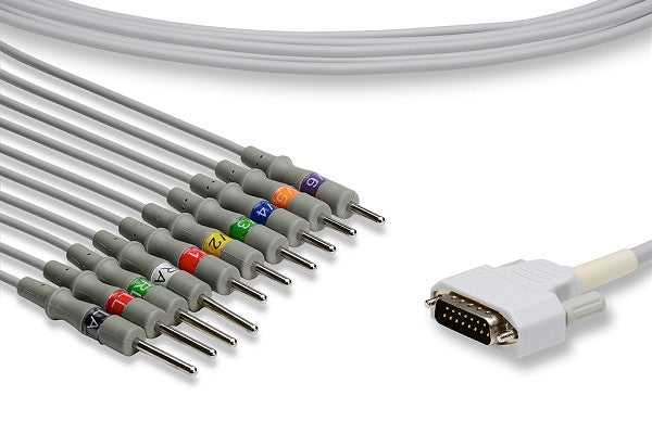 Cable EKG de Conexión Directa Compatible con Nihon Kohden