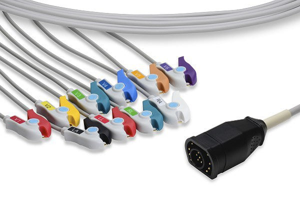 Cable EKG de Conexión Directa Compatible con Zoll