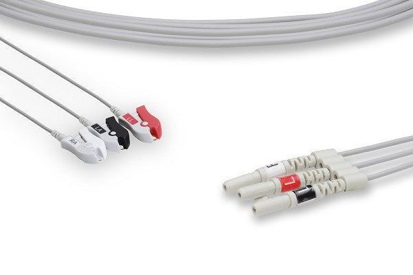 Cable ECG Compatible con Estilo DIN