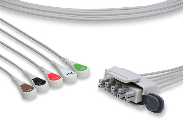 Cable Conductor de Telemetría ECG Compatible con Philips