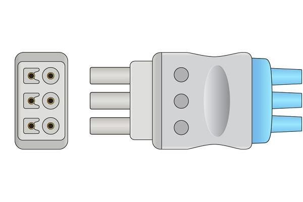 Cable Conductor ECG Compatible con Bionet