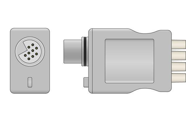 Conductor de Telemetría ECG Compatible con Fukuda Denshi- 9D0109500