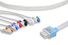 Cable Conductor ECG Desechable Compatible con Nihon Kohdenthumb