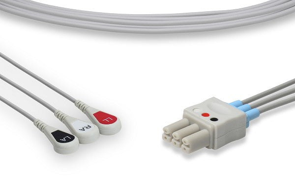 Cable Conductor ECG Compatible con Draeger