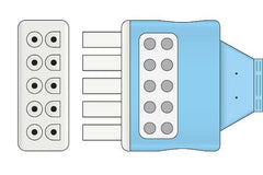 Cable Conductor de ECG Desechable Compatible con GE Healthcare > Marquettethumb