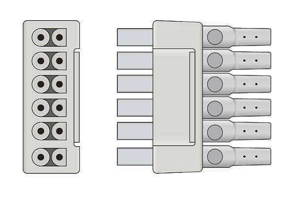 Cable de Telemetría ECG Compatible con GE Healthcare > Marquette- 421932-001