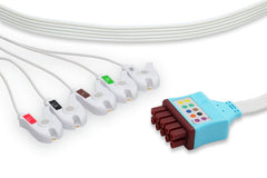 Cable Conductor de ECG Desechable Compatible con GE Healthcare > Marquettethumb