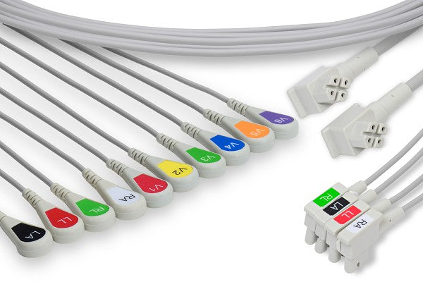 Cable Conductor EKG Compatible con Philips